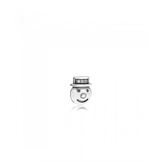 Pandora Charm-Happy Snowman Petite Locket Jewelry