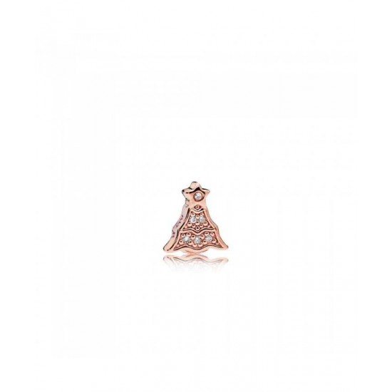 Pandora Charm-Twinkling Christmas Tree Petite Locket Jewelry