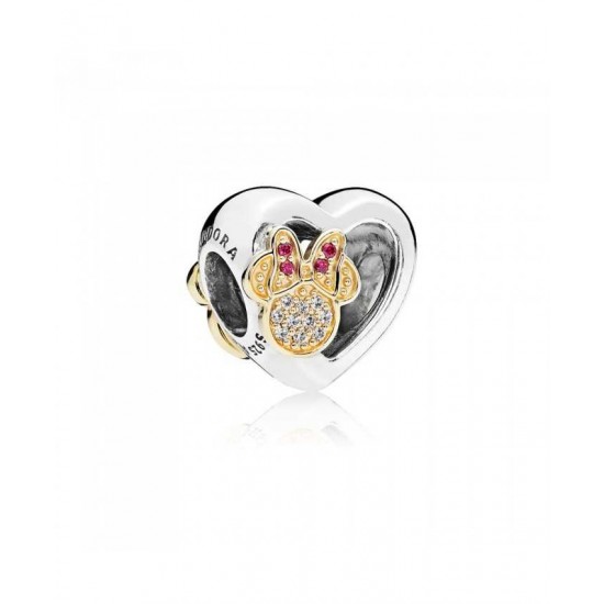 Pandora Charm-Disney Mickey Minnie Love Icons Jewelry