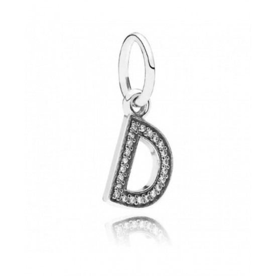 Pandora Pendant-Sparkling Alphabet D Jewelry