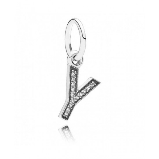 Pandora Pendant-Sparkling Alphabet Y Jewelry