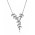 Pandora Pendant-Silver Cubic Zirconia Leaves Jewelry