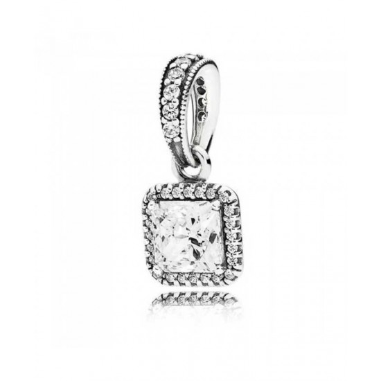 Pandora Pendant-Silver Timeless Elegance Cubic Zirconia Jewelry
