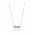Pandora Necklace-Silver Cubic Zirconia Love Jewelry