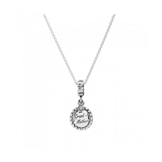 Pandora Necklace-Silver Grandmother Jewelry