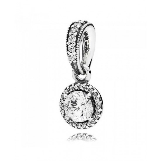 Pandora Pendant-Silver Classic Elegance Cubic Zirconia Jewelry