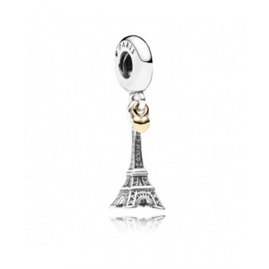 Pandora Pendant-Silver Eiffel Tower 14ct Gold Jewelry