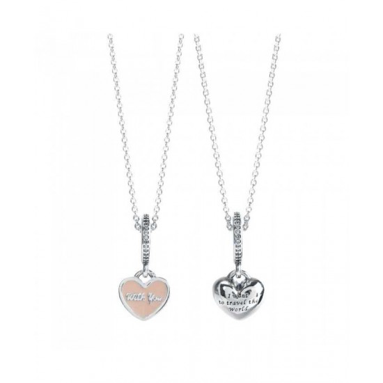 Pandora Necklace-Silver Travel World Complete Jewelry