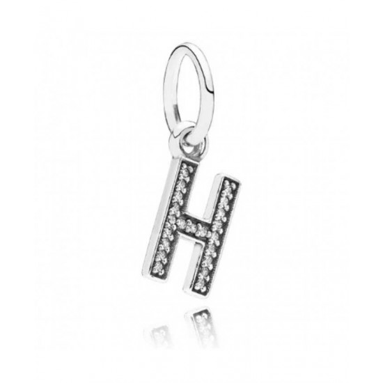 Pandora Pendant-Sparkling Alphabet H Jewelry