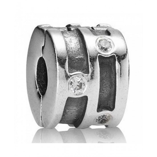 Pandora Clip-Silver Cz Line Jewelry