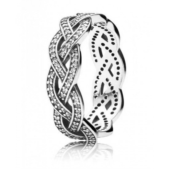 Pandora Ring-Braided Band Jewelry