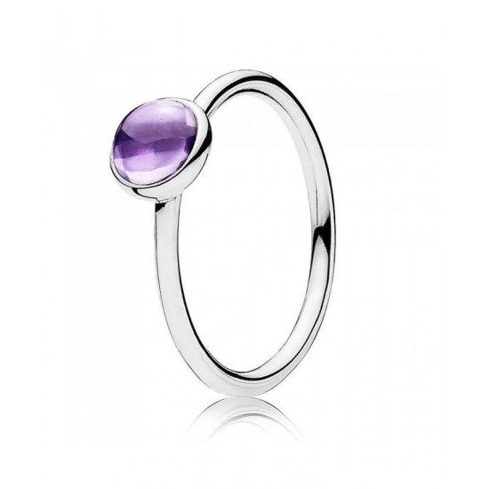 Pandora Ring-Purple Poetic Droplet Jewelry