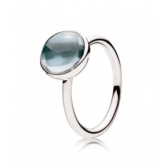 Pandora Ring-Blue Poetic Droplet Jewelry