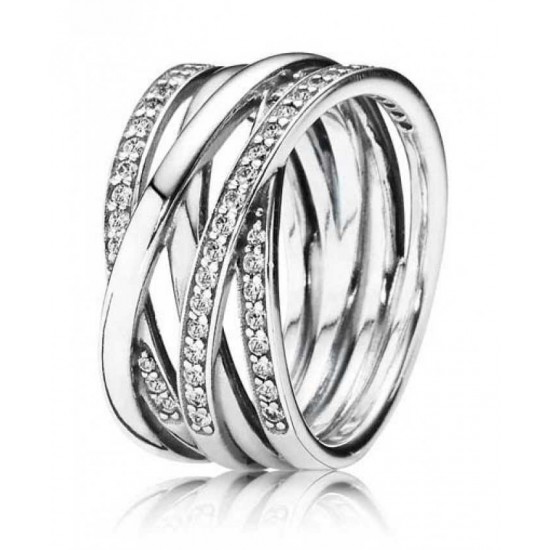 Pandora Ring-Entwined Cross Over Jewelry