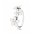 Pandora Ring-Silver White Enamel Three Flower Jewelry