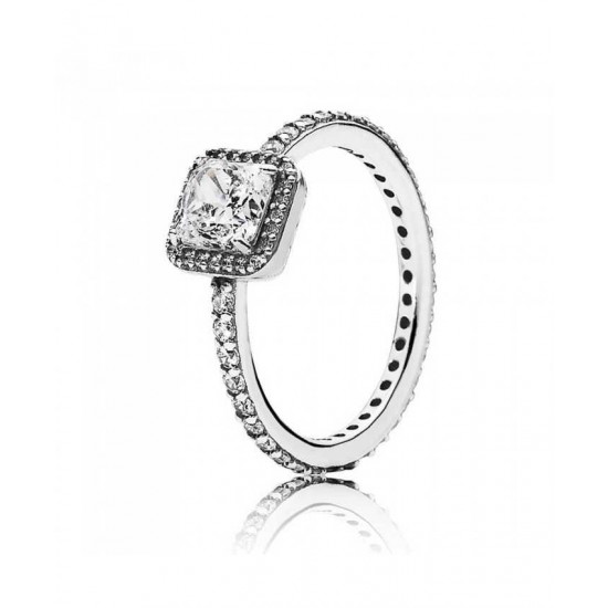 Pandora Ring-Silver Cubic Zirconia Timeless Elegance Jewelry