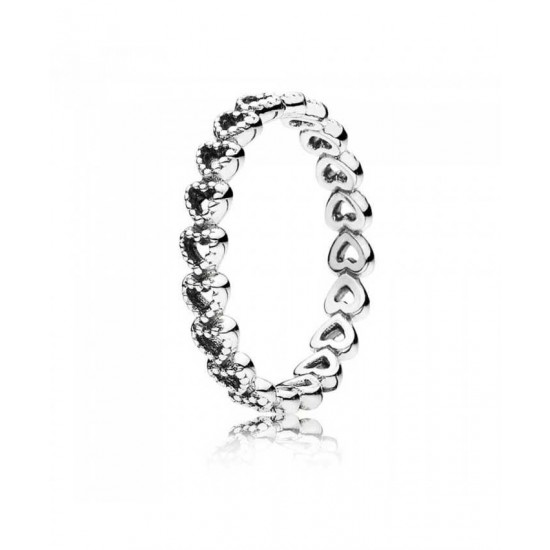 Pandora Ring-Silver Linked Love Jewelry