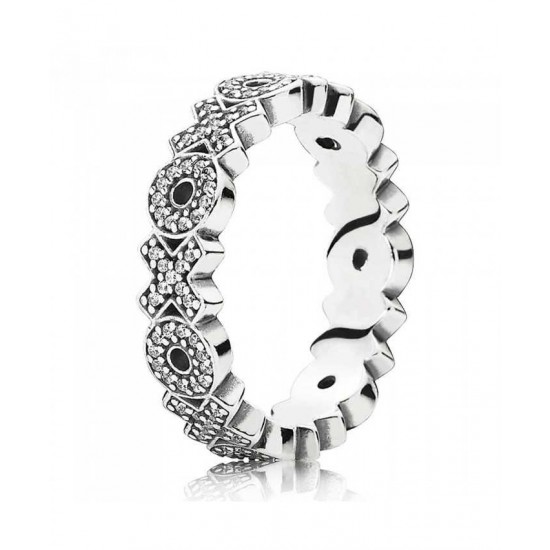 Pandora Ring-Silver Xoxo Band Jewelry